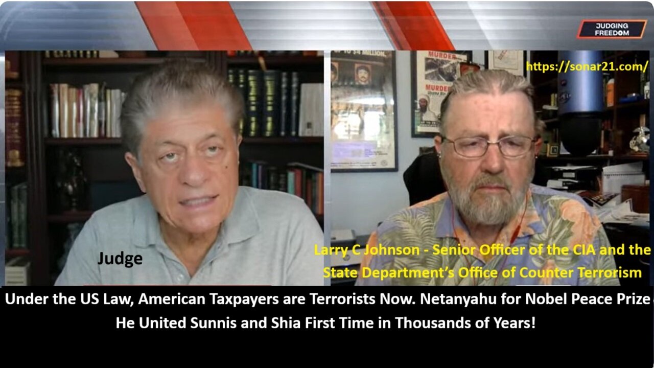 Judge w/Johnson CIA: Under The US Law, American Taxpayers Are Terrorists Now