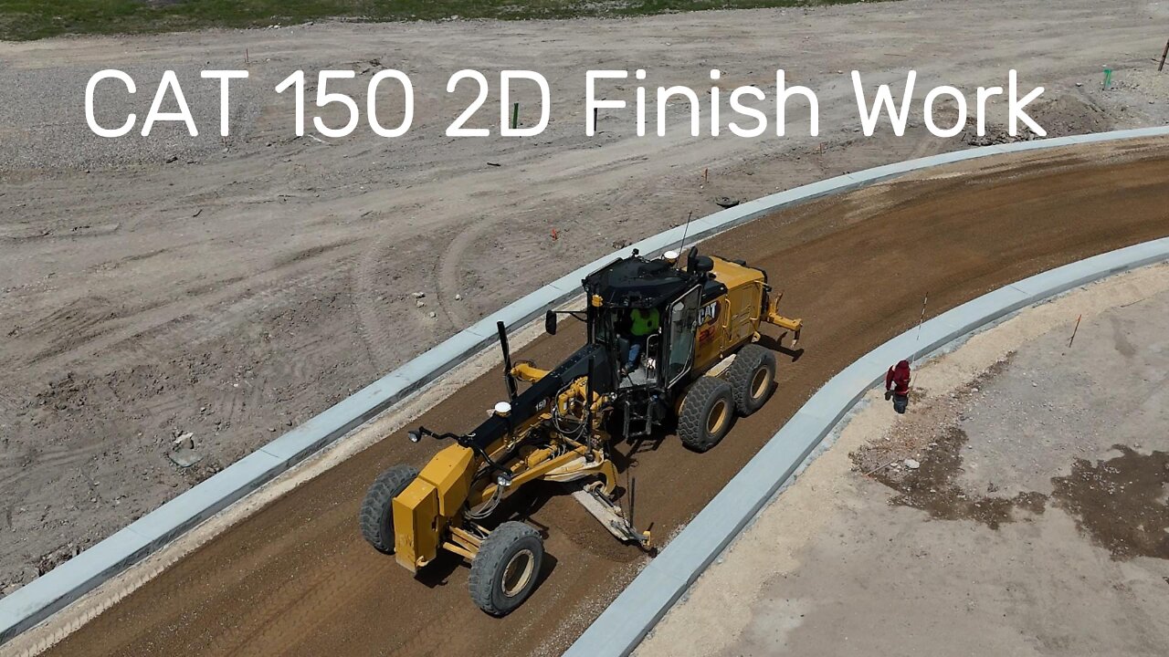 CAT 150 2D Finish Grading