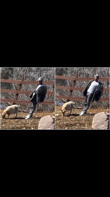 NBA YoungBoy with an optical illusion