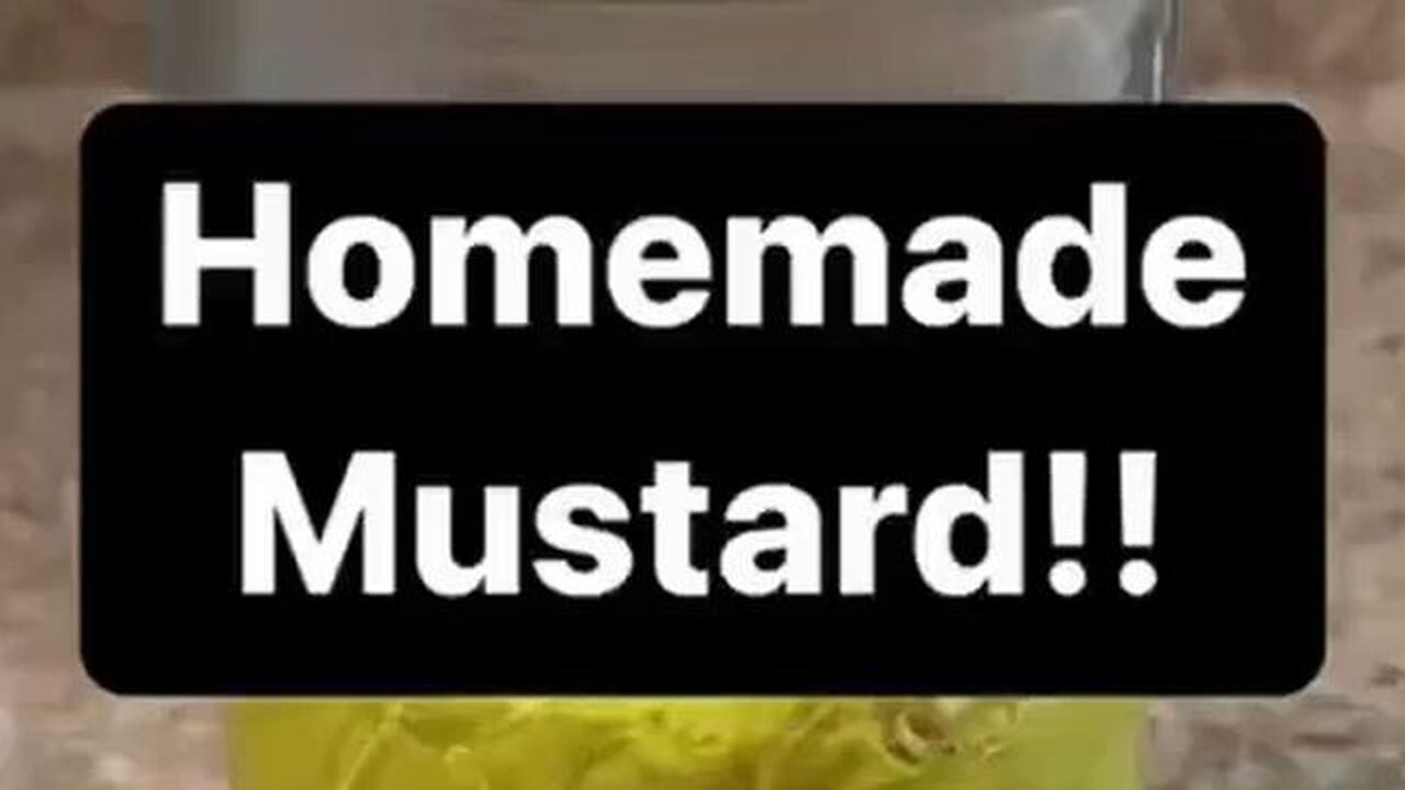 How to make Home Made Mustard