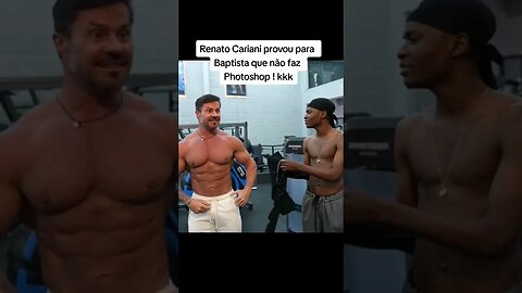 Renato Cariani provou para Baptista que não faz Photoshop ! #shorts