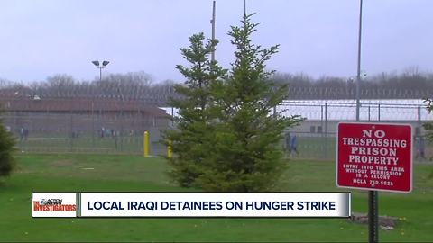 Iraqi detainees being held in Youngstown, Ohio taking part in hunger strike