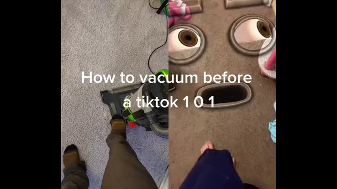 How to vacuum before a video #shorts