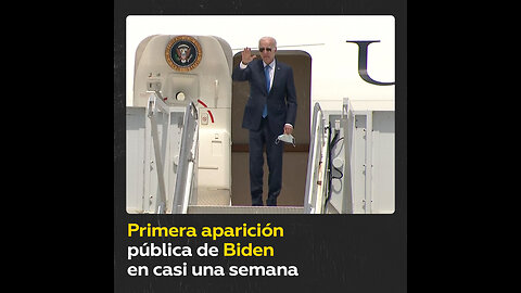 Biden aparece en público tras retirarse de la carrera presidencial