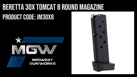 Beretta 30X Tomcat 8 Round Magazine - JM30X8