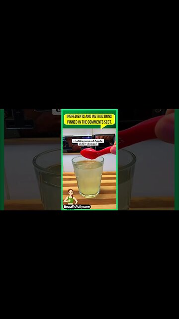 Lemon And Apple Cider Vinegar For Weight Loss! #tiktok #weightloss #drink #shortsvideo #shorts