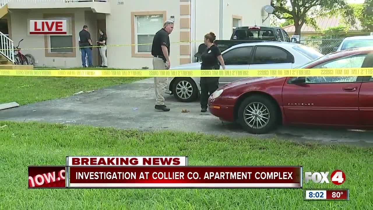 Shooting investigation at apartment complex in Naples