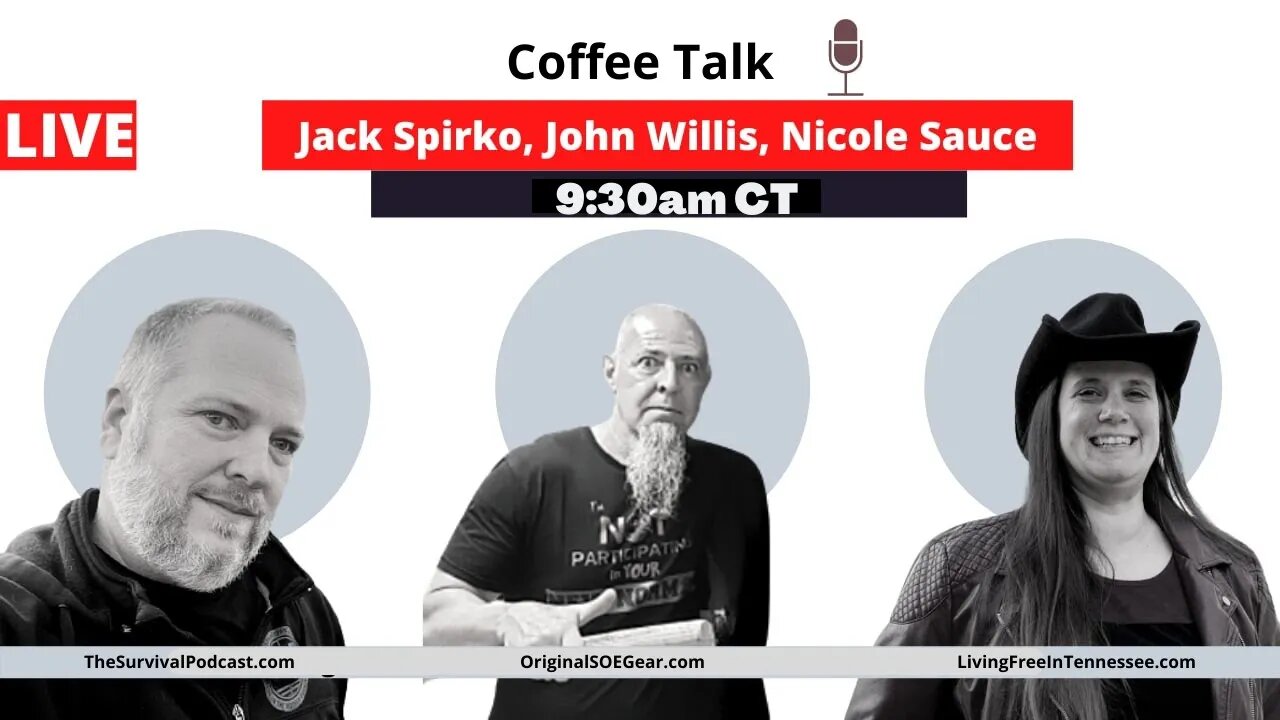 Tuesday Coffee Chat With John, Nicole and Jack