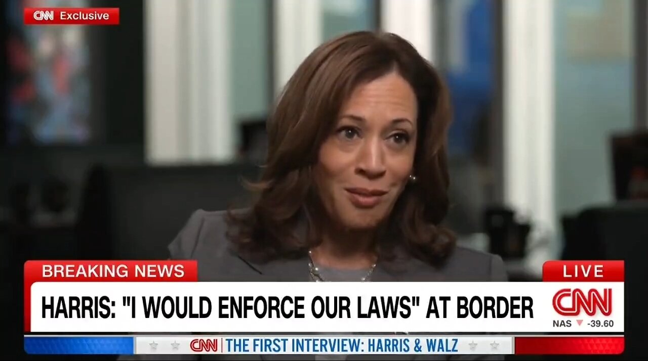 Kamala Won't Say If She'd Legalize Illegal Border Crossings