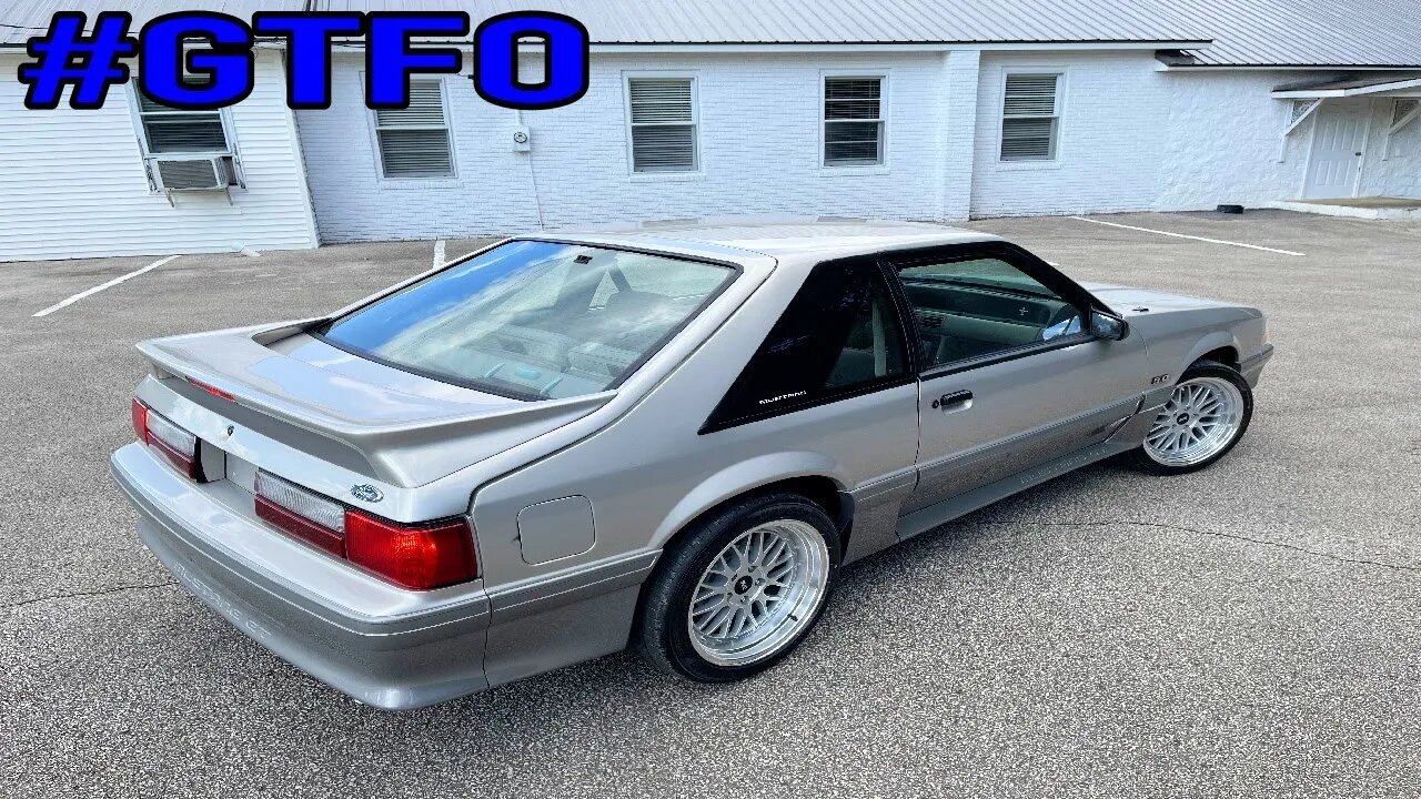 We get our giveaway fox body project Two Tone out for a cruise!