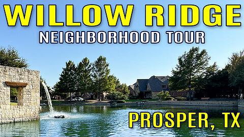 INSIDE The Willow Ridge Neighborhood in Prosper, TX - Where Luxury Meets Comfort In Perfect Harmony!