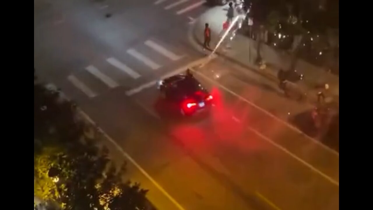 4th of July War Zone In Minneapolis, Minnesota. Fireworks Drive-By.