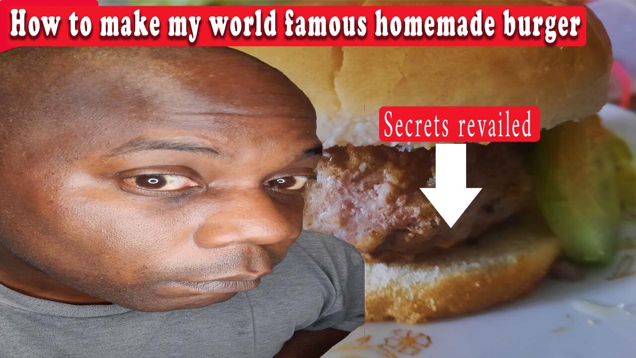 The best homemade burger you'll ever taste!!!