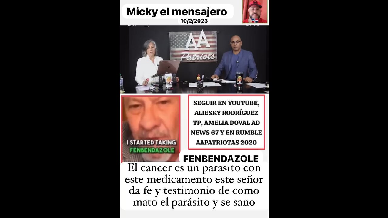 UN TESTIMONIO DE UN PACIENTE DE CANCEN EXPLICA QUE EL USÓ PARA MATAR ESE PARÁSITO