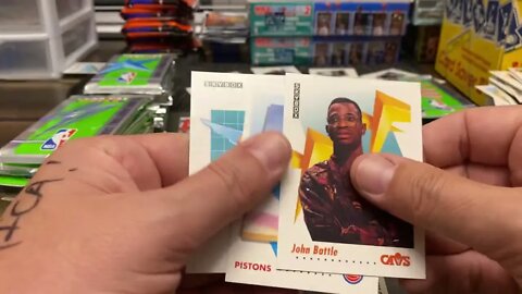1991-92 Skybox SII basketball box break 2