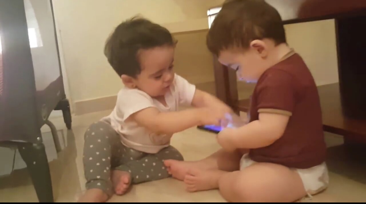 Cute babies funny video