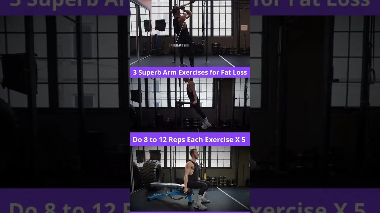 3 Superb Arm Exercises for Fat Loss.