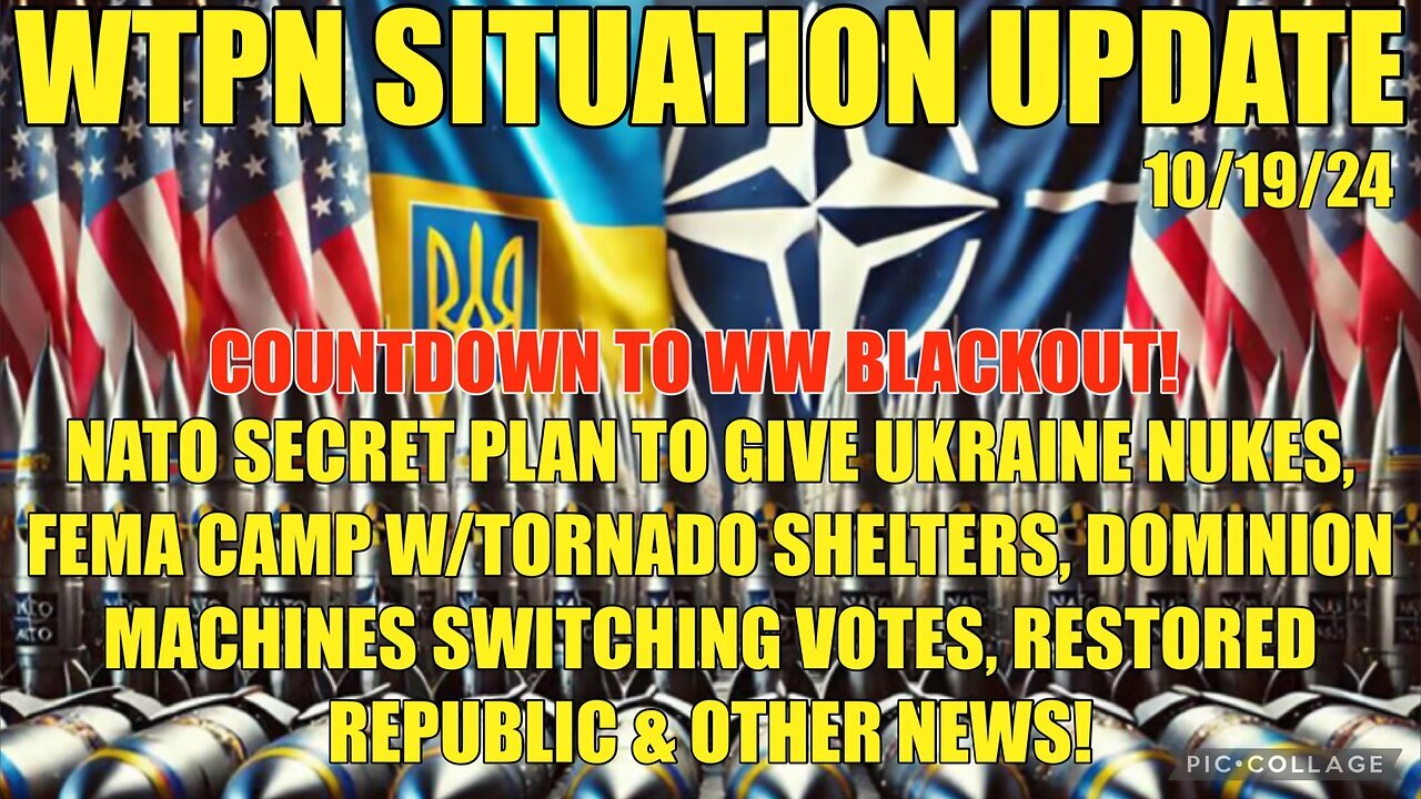 WTPN ~ Judy Byington ~ Situation Update ~ 10-19-24 ~ Trump Return ~ Restored Republic via a GCR