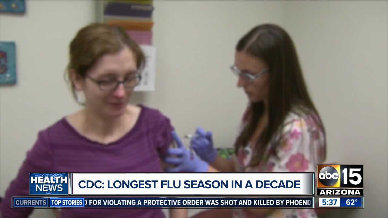 Flu season could last into the summer