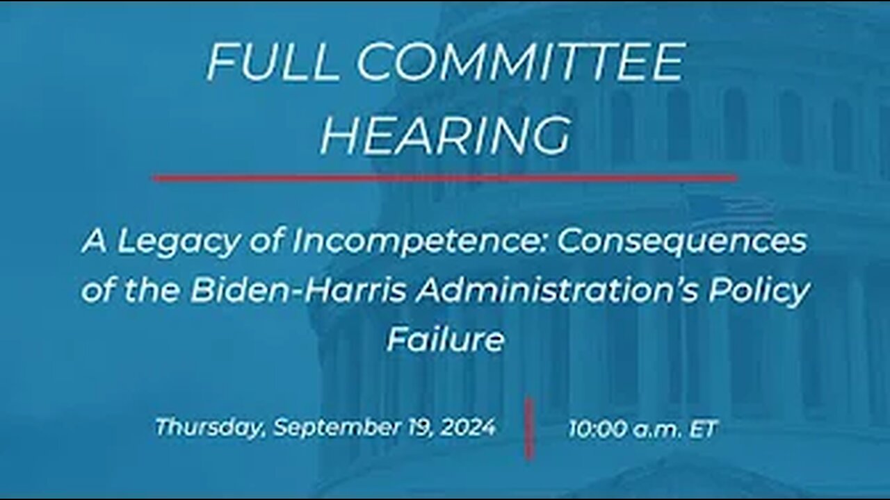 A Legacy of Incompetence: Consequences of the Biden-Harris Administration’s Policy Failures