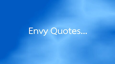 Envy Quotes