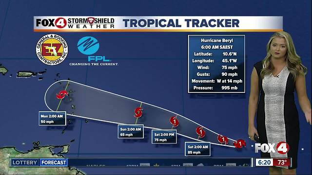 Hurricane Beryl forms in Atlantic; no threat to Florida