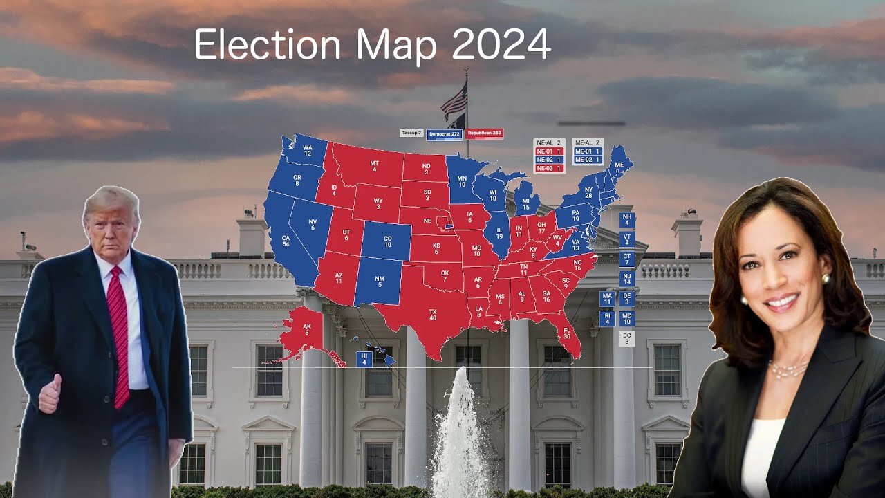 New Presidential Election Map 2024 | Latest US Election News