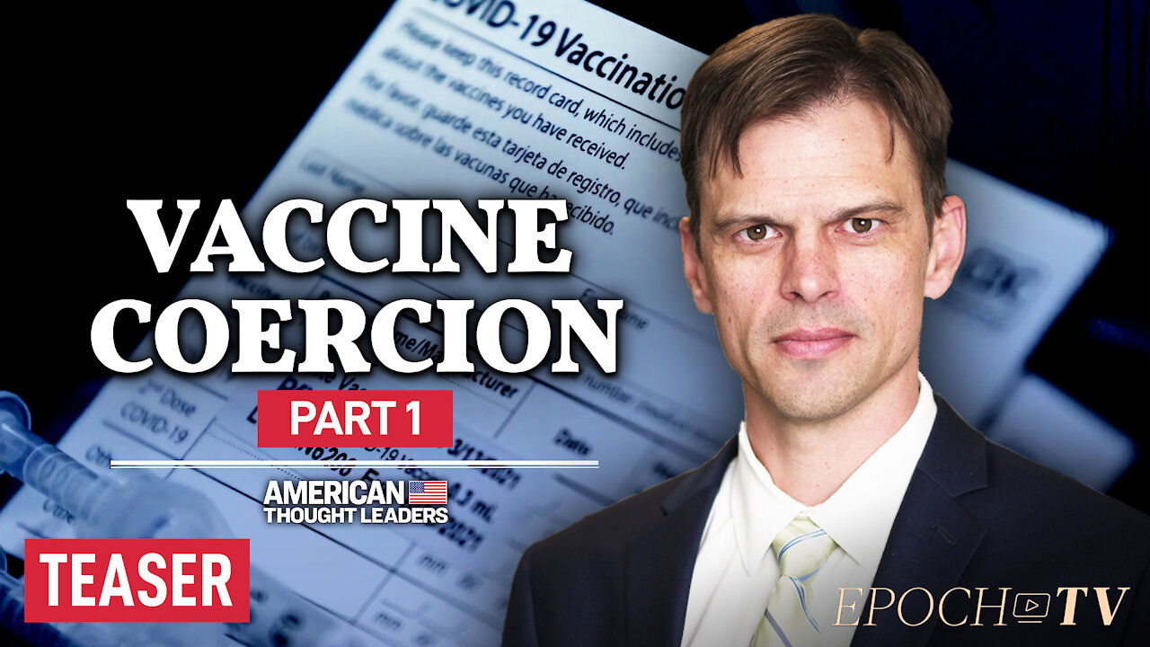 Suspended Medical Ethics Prof. Aaron Kheriaty on Vaccine Coercion, Risks & Natural Immunity | TEASER