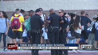 Teen dead in shooting at Canyon Springs High School in North Las Vegas