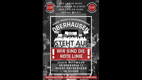 Mittwochsdemo #Oberhausen 01.06.2022 #demo #live