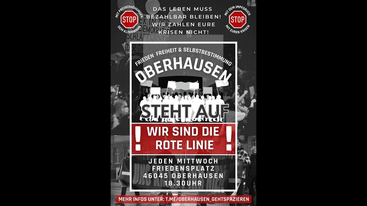 Mittwochsdemo #Oberhausen 01.06.2022 #demo #live
