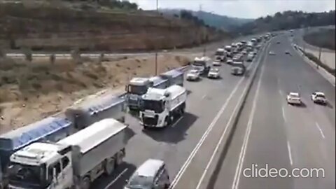 🇮🇱 THOUSANDS OF PEOPLE CONVOY 🚛BLOCKADE 🚚 IN ISRAEL 🇮🇱 (such amazing turnout)