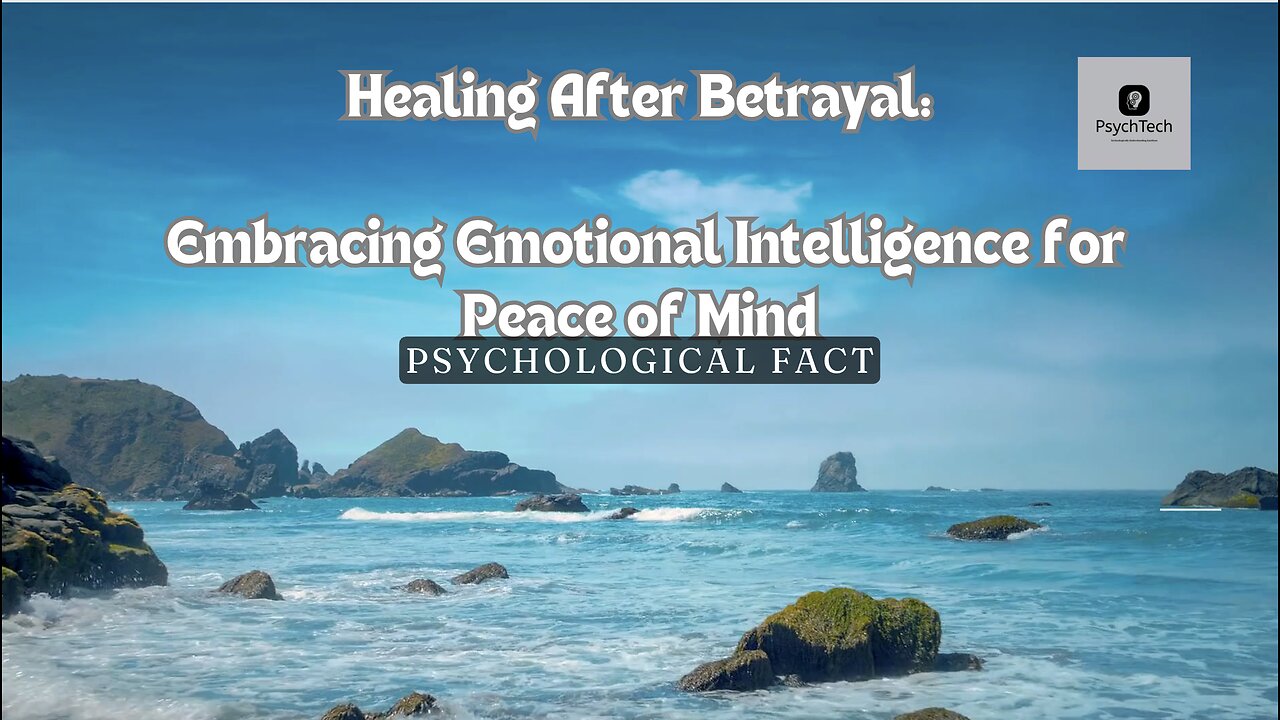 "Healing After Betrayal: Embracing Emotional Intelligence for Peace of Mind"