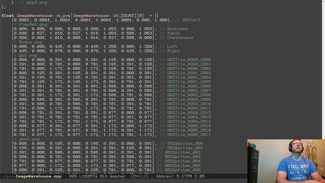 No Game Engine Game Dev: Word Sleuth 022: Tech debt and Part 1 of embedding UVs
