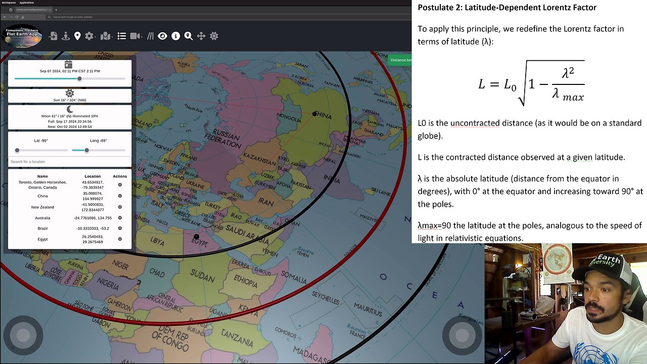 Accurately measuring distances on the Flat Earth model