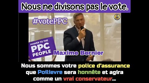 Nous ne divisons pas le vote