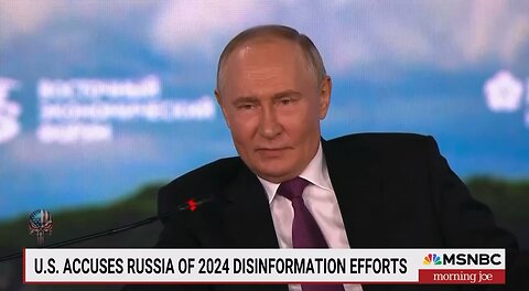 Right after the deep state kicked off their next big Russia collusion hoax, Putin came out and said