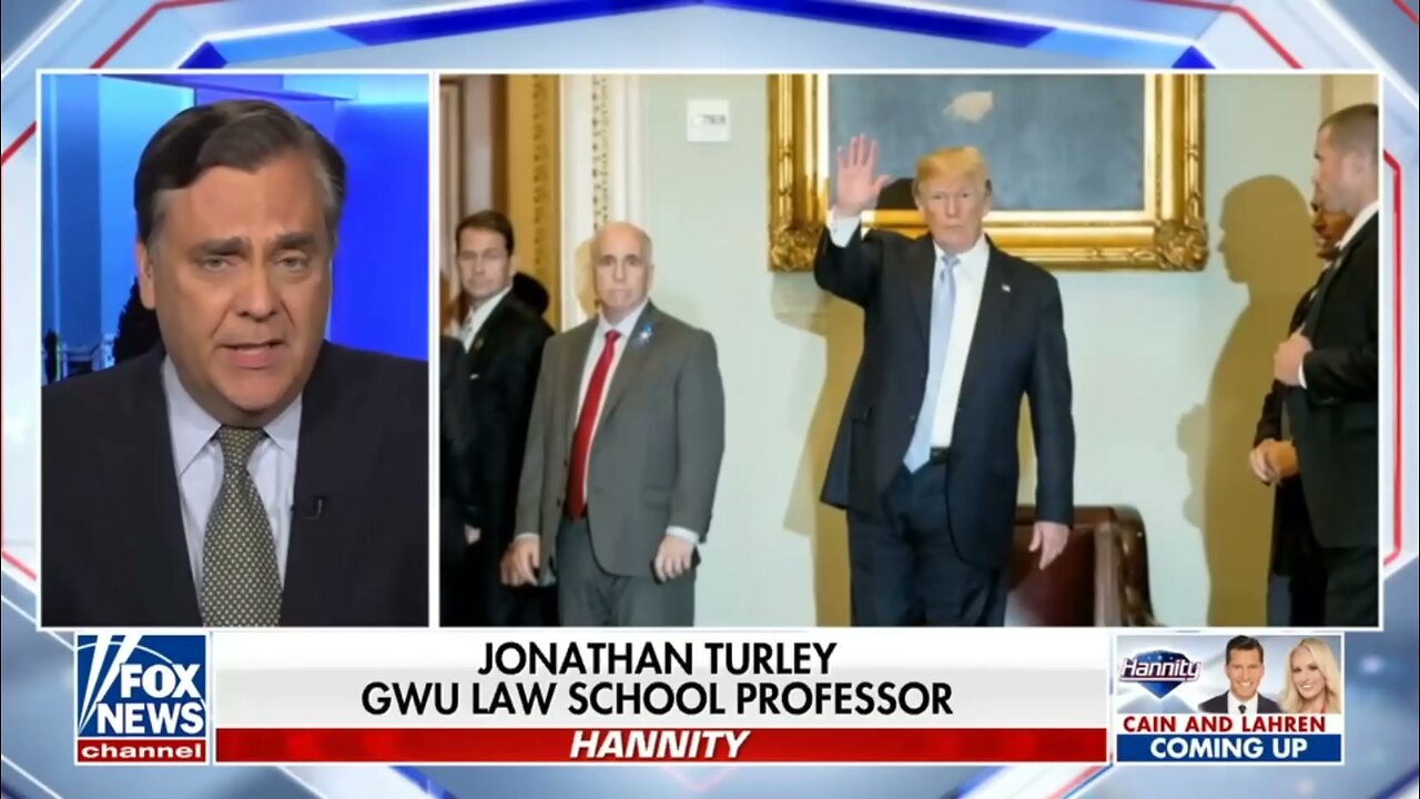 Jonathan Turley On Trump 'This Is Free Speech Killing Indictment', On Biden 'The Most Serious ...