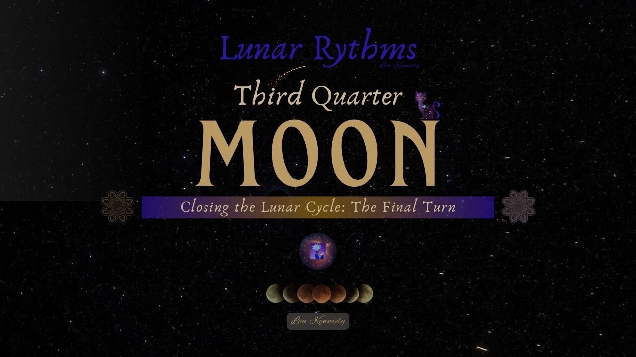 The Third Quarter Moon: Reflection and Release ✨