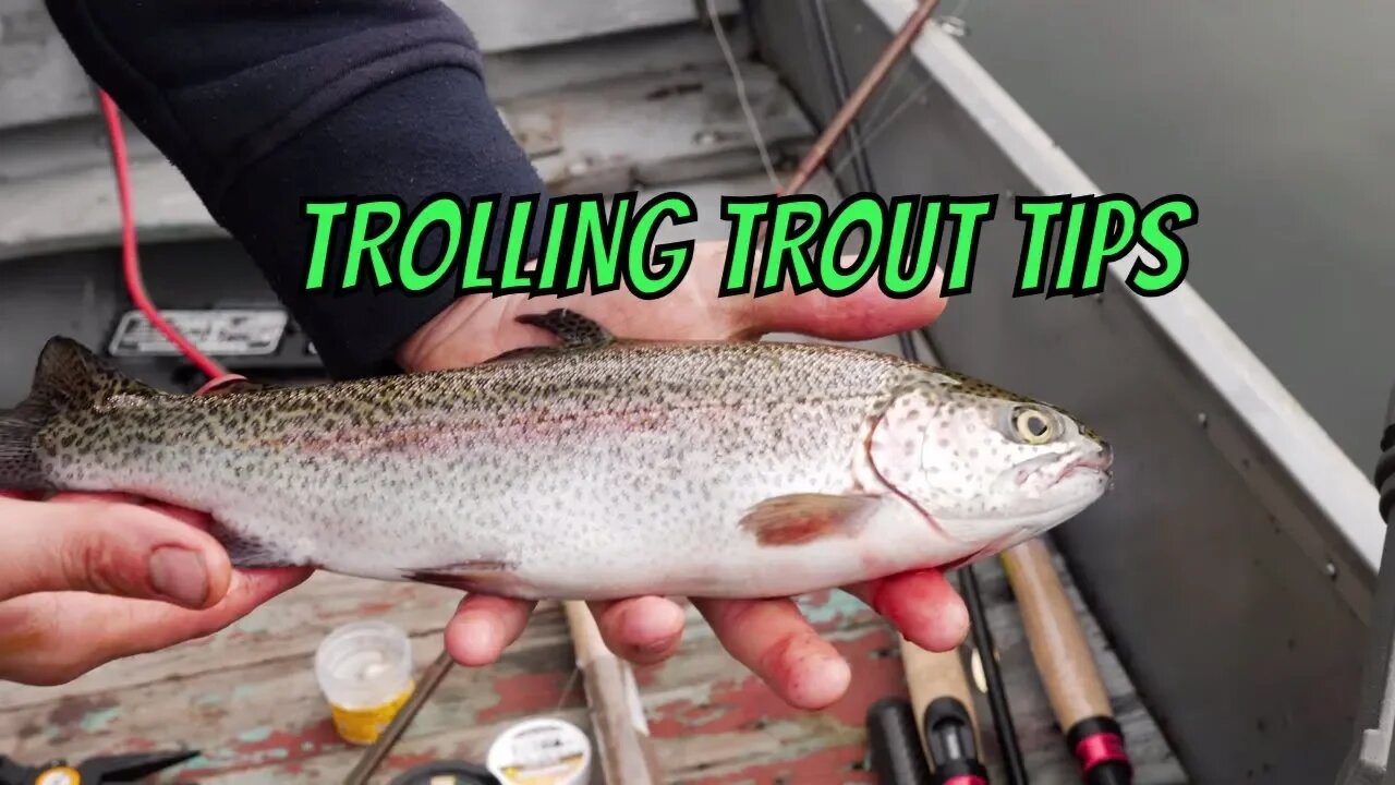 Trout Trolling Tips | How To Trolling For Trout In Lakes & Ponds.