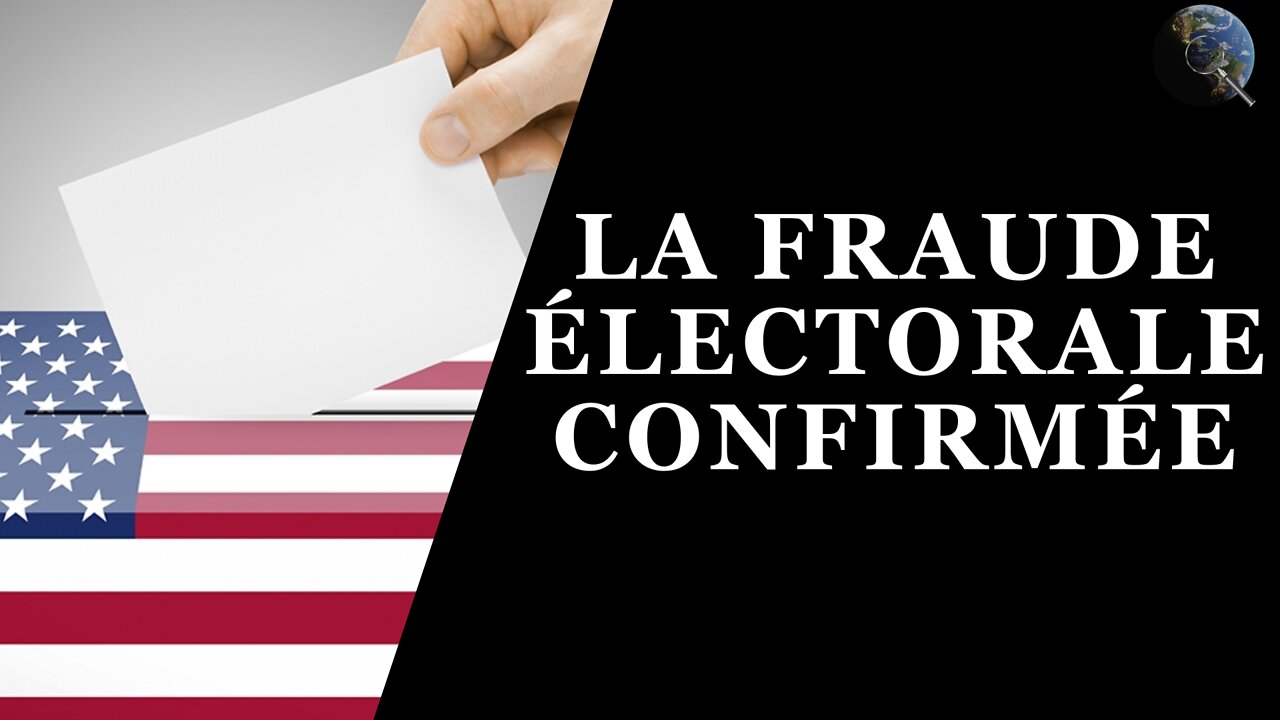 USA - La fraude électorale américaine confirmée