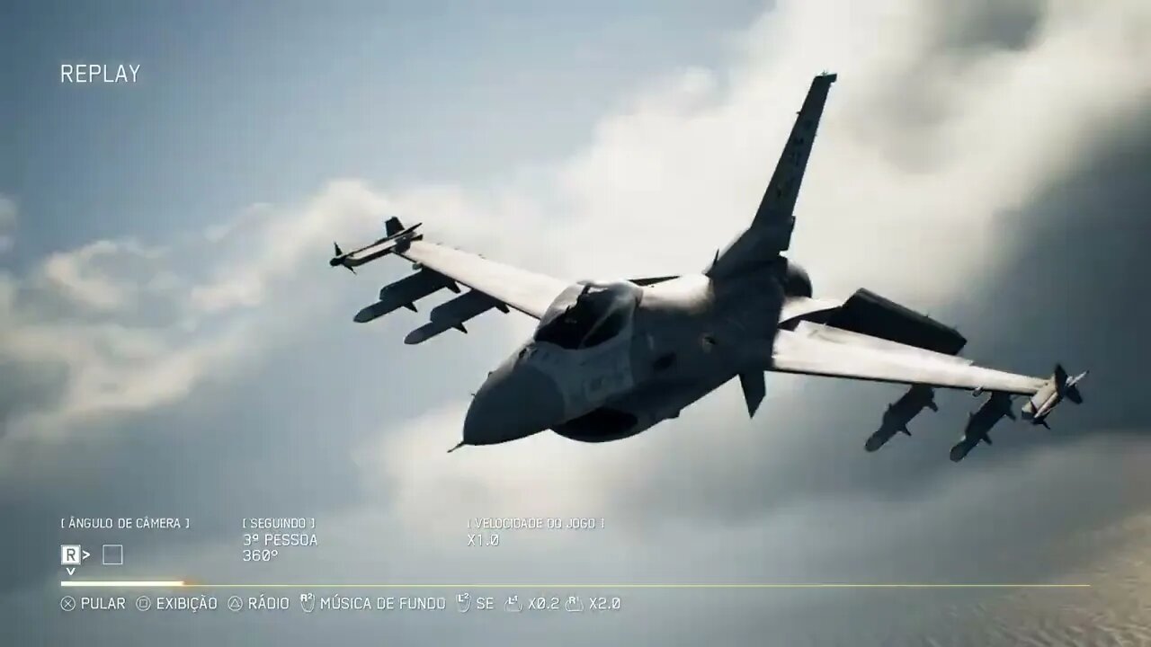 Primeiro voo - Completou a missão 01 no modo Campanha - ACE COMBAT 7: SKIES UNKNOWN