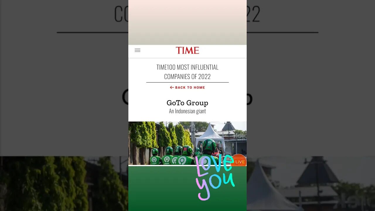 Congratulations GOTO GROUP LISTED TIMES 2022