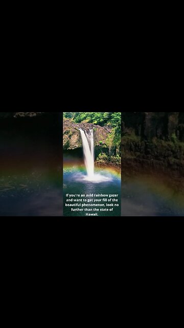 The best place in the world to see rainbows is in Hawaii #shorts #rainbow