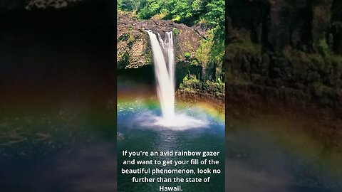 The best place in the world to see rainbows is in Hawaii #shorts #rainbow