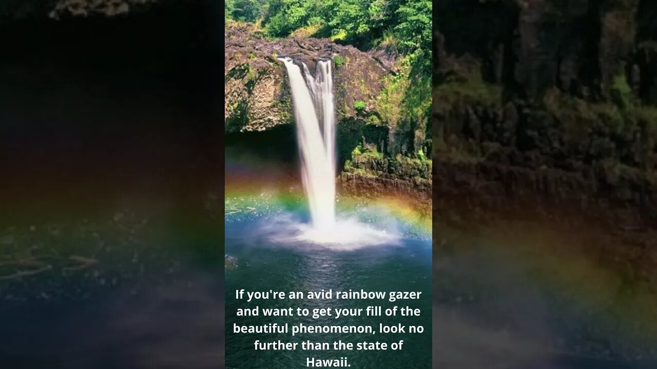 The best place in the world to see rainbows is in Hawaii #shorts #rainbow