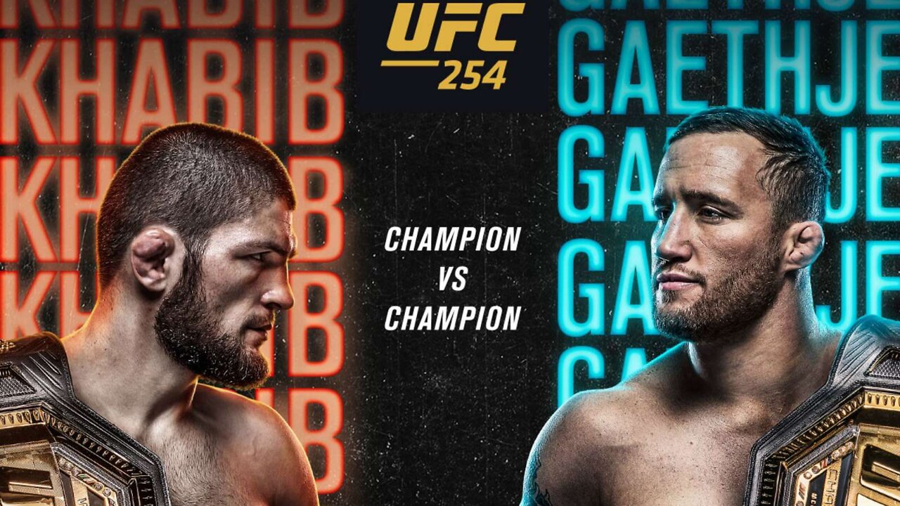 Khabib Nurmagomedov vs Justin Gaethje