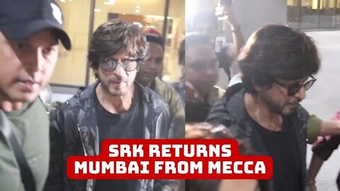 Shahrukh Returns Mumbai Form Mecca