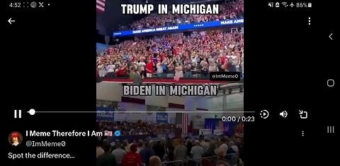 Crowds before Joe bien left🤣 Donald Trump all the way