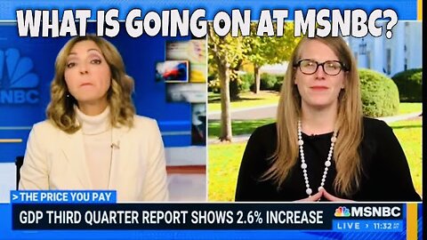 MSNBC Forgets whose TEAM they are on!